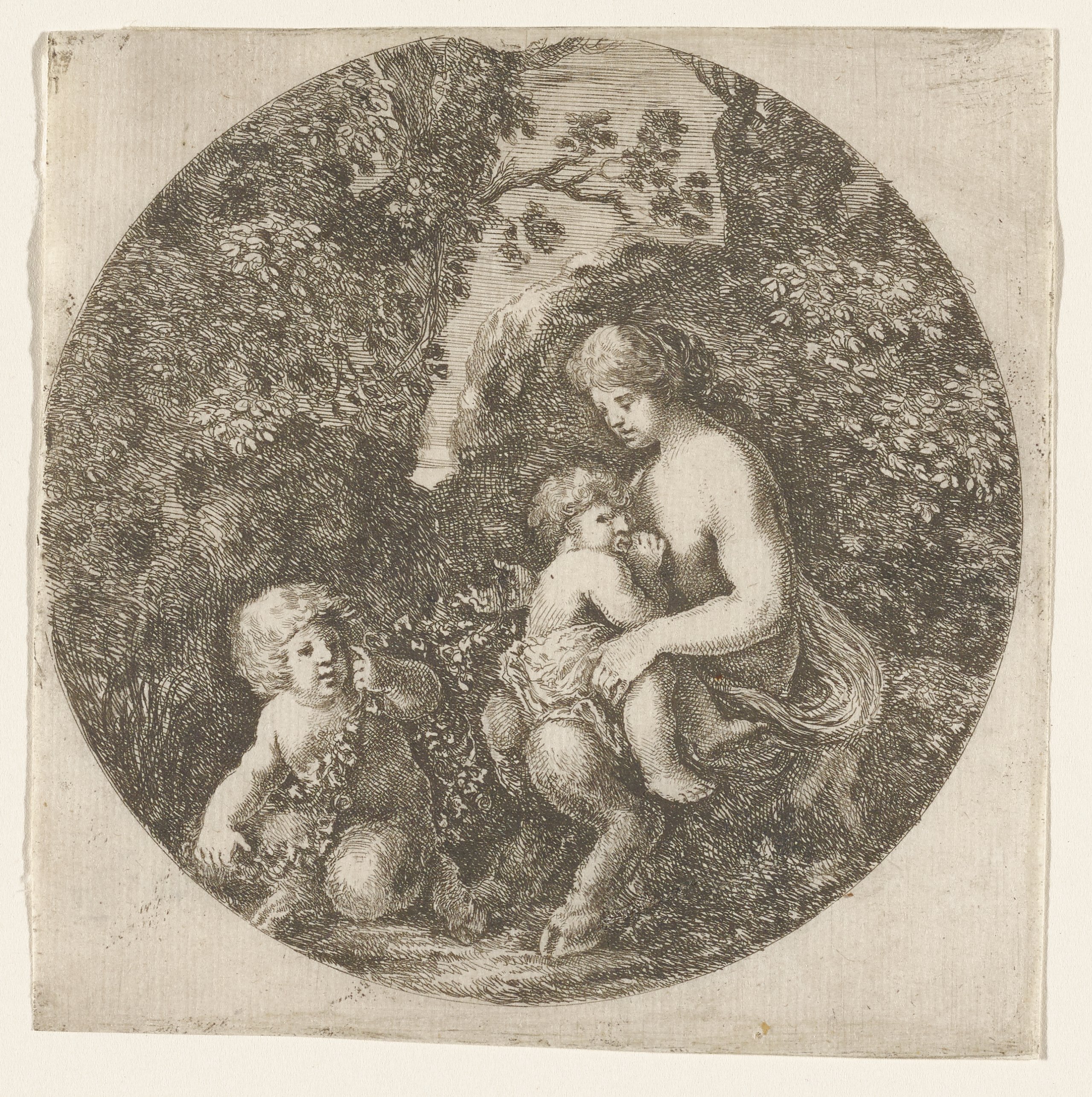 The Satyr's Wife, Stefano della Bella, 1656
